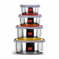 Stainless Steel Food Storage Airtight & Leak Proof -  Set  of 4 Containers | Grocsy