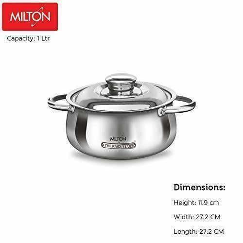 Stainless Steel Casserole - Silver | Grocsy