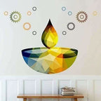 Glowing Earthen Lamp Wall Sticker | Grocsy