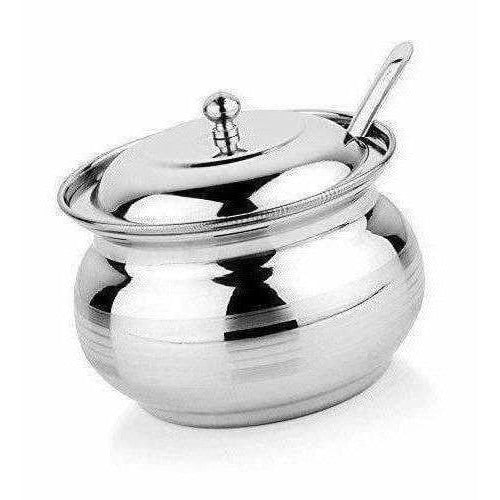 Ghee Pot- Stainless Steel, Tea & Sugar Pot | Ghee Air Tight Container | Ghee Jar Storage Container | Ghee Dani | Grocsy