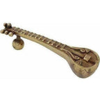 Sitar Design 8 Inches Brass Door Handle | Grocsy