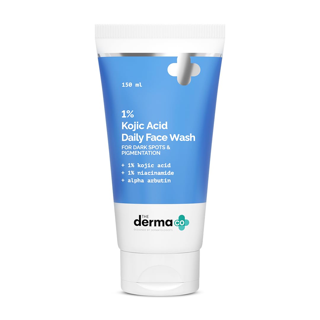 The Derma Co 1% Kojic Acid Face Wash For Dark Spots & Pigmentation | Grocsy
