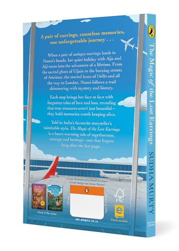 The Magic of the Lost Earrings: A New Nooni Adventure by Sudha Murty - A Story of History, Family Bonds and Hidden Treasures Ages 9+ | Grocsy