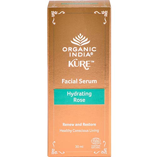 Organic India Kure Facial Serum Hydrating Rose | Grocsy