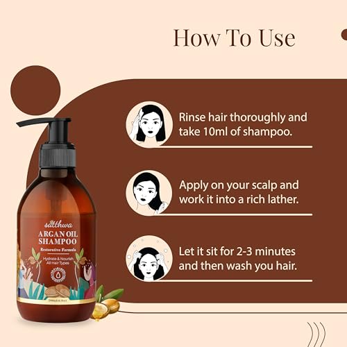 Satthwa Moroccan Argan Oil Shampoo | Grocsy