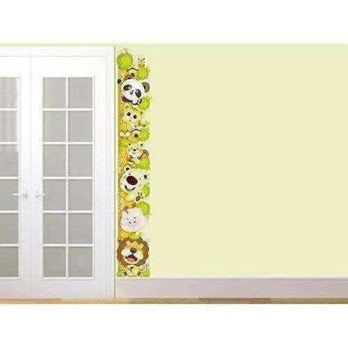 Wall Sticker for Kids Room Animal Height Chart with Multicolour | Grocsy