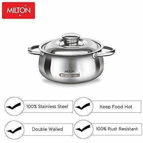 Stainless Steel Casserole - Silver | Grocsy