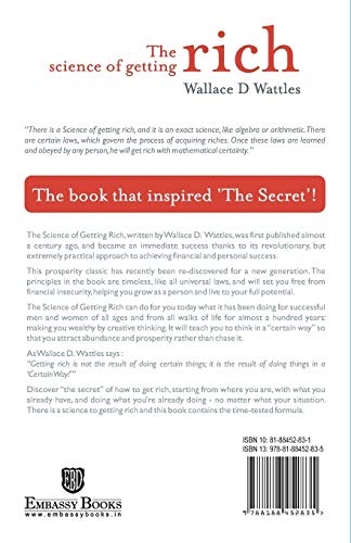 The Science Of Getting Rich by Wallace D. Wattles | Grocsy