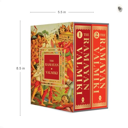 The Ramayan of Valmiki: Volume 1 & 2 (Deluxe Hardbound Edition) Boxed Set by Valmiki | Grocsy