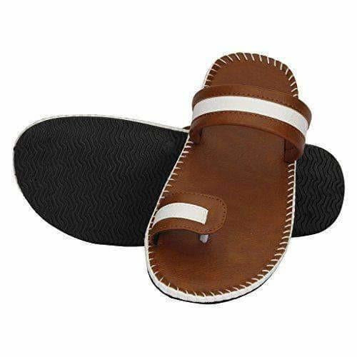 Men's Leather Slippers | Grocsy
