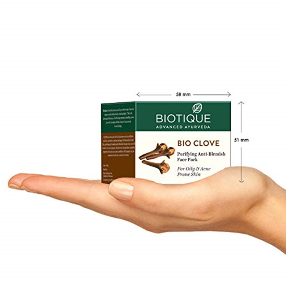 Biotique Bio Clove Purifying Anti Blemish Face Pack | Grocsy