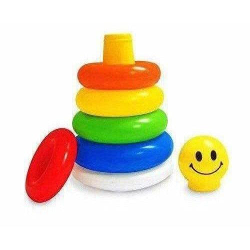 Little's Junior Stack-a -Ring Toy with 5 Rings for Kids - Multicolour | Grocsy