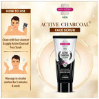 Inveda Active Charcoal Face Scrub For Men | Grocsy