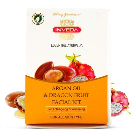 Inveda Argan Oil & Dragon Fruit Facial Kit | Grocsy