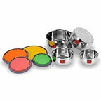 Stainless Steel Food Storage Airtight & Leak Proof -  Set  of 4 Containers | Grocsy