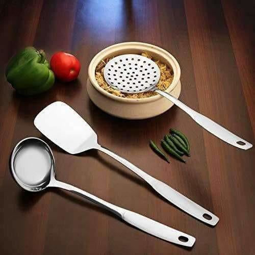 Stainless Steel Kitchen Tools (Set of 3) | Grocsy