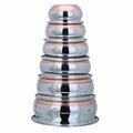Stainless Steel Copper Bottom Handi Pot 6 Piece Set | Grocsy