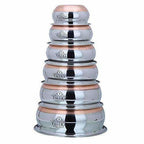 Stainless Steel Copper Bottom Handi Pot 6 Piece Set | Grocsy