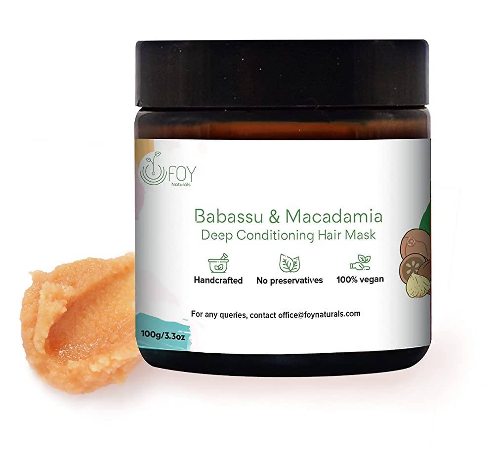 FOY Naturals Babassu and Macadamia Deep Conditioning Hair Mask | Grocsy