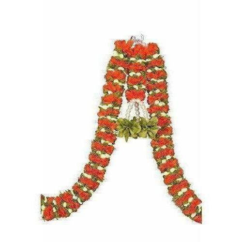 Orange Door Set with Plastic mogra | Grocsy