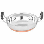 Stainless Steel  Cookware -  Along With Copper Bottom - Set of 5 Pieces | Grocsy