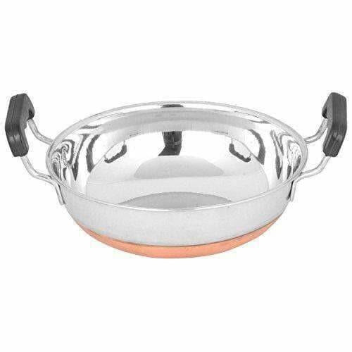 Stainless Steel  Cookware -  Along With Copper Bottom - Set of 5 Pieces | Grocsy