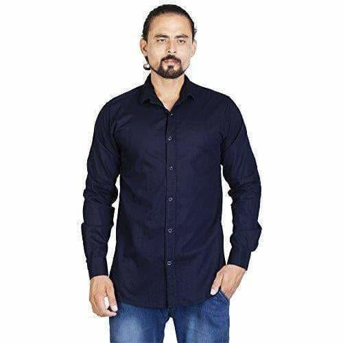 Men's Cotton Solid Full Sleeve Shirts | Grocsy