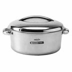 Stainless Steel Casserole, 1.5 Litres, Silver | Grocsy