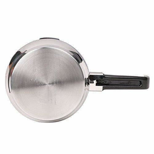 Stainless Steel Handi Pressure Cooker, Silver - 2.5 Litres | Grocsy