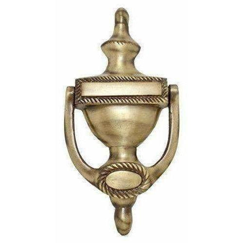 Georgian 8" Round Brass Door Knocker | Grocsy