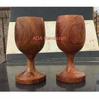 Handmade Sheesham Wooden Glass | Grocsy
