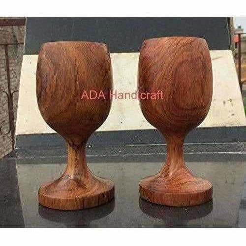 Handmade Sheesham Wooden Glass | Grocsy