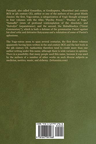 The Yoga Sutras of Patanjali: The Book of the Spiritual Man by Patanjali | Grocsy
