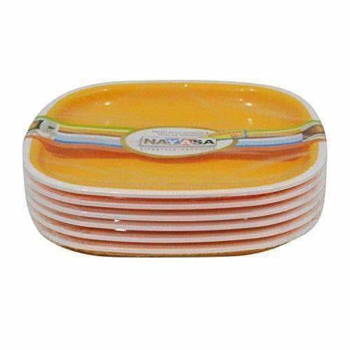 Square Quarter Plate - Set of 6 | Grocsy