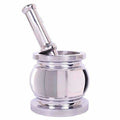 Stainless Steel Kitchen khalbatta, Okhli Masher, Mortar And Pestle Set (Steel) | Grocsy
