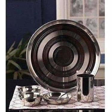 Stainless Steel Heavy 51 Pcs Dinner Set | Grocsy