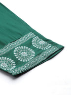 HERE&NOW Women Ethnic Motifs Yoke Design Kurta with Trousers & Dupatta | Grocsy