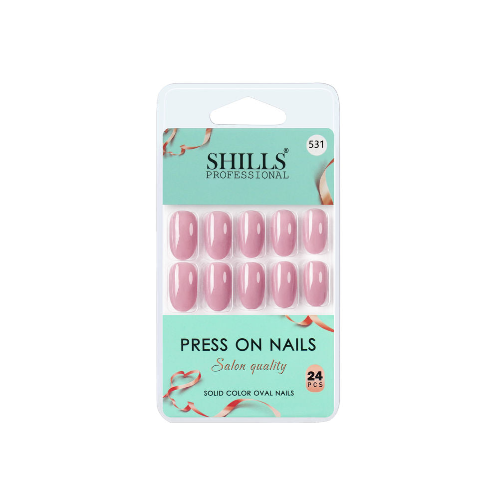 Shills Professional Reusable Press On Nails Oval - SPN531 | Grocsy