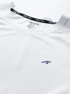 Alcis Men Colourblocked Dry Tech Slim Fit Sports T-shirt | Grocsy