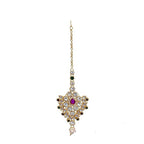 Tehzeeb Creations Semi Bridal Dulhan Dulhan Wedding & Engagement Necklace Set with Mang Tikka for Girls & Women | Grocsy