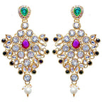 Tehzeeb Creations Semi Bridal Dulhan Dulhan Wedding & Engagement Necklace Set with Mang Tikka for Girls & Women | Grocsy