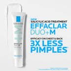 La Roche-Posay Effaclar Duo+M Gel with Salicylic acid, Anti-Acne Moisturiser for Acne-Prone Skin | Grocsy