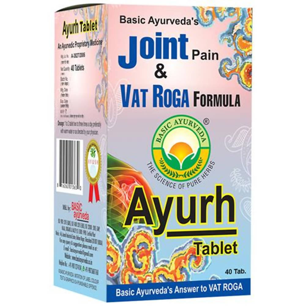 Basic Ayurveda Joint Pain & Vat Roga Formula Ayurh Tablets | Grocsy