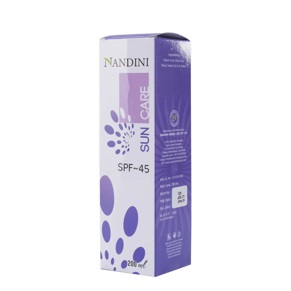 Nandini Herbal Sun Care Lotion SPF 45 | Grocsy