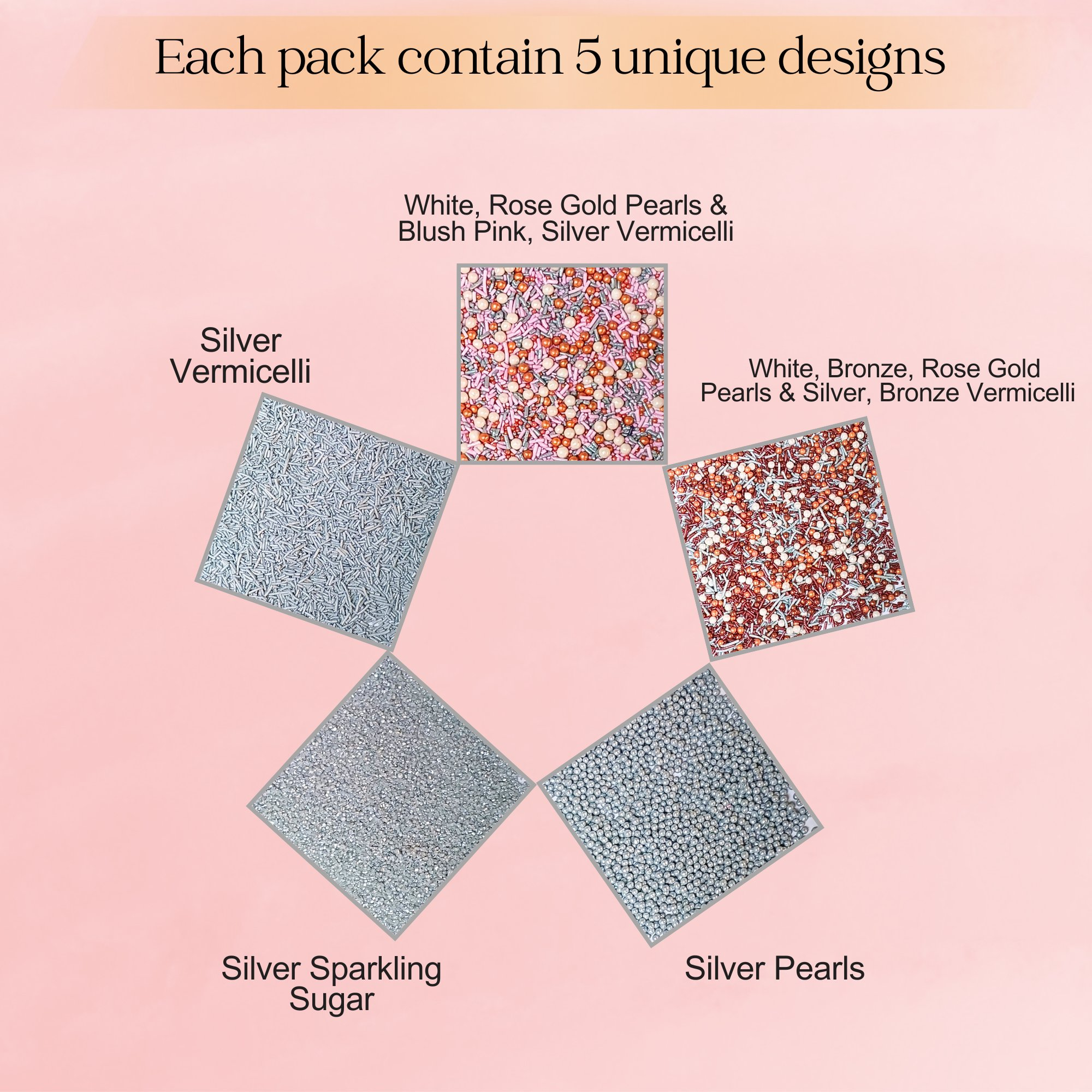 Confect Fusion Mashup Sprinkles FM Multipack 42 | Grocsy
