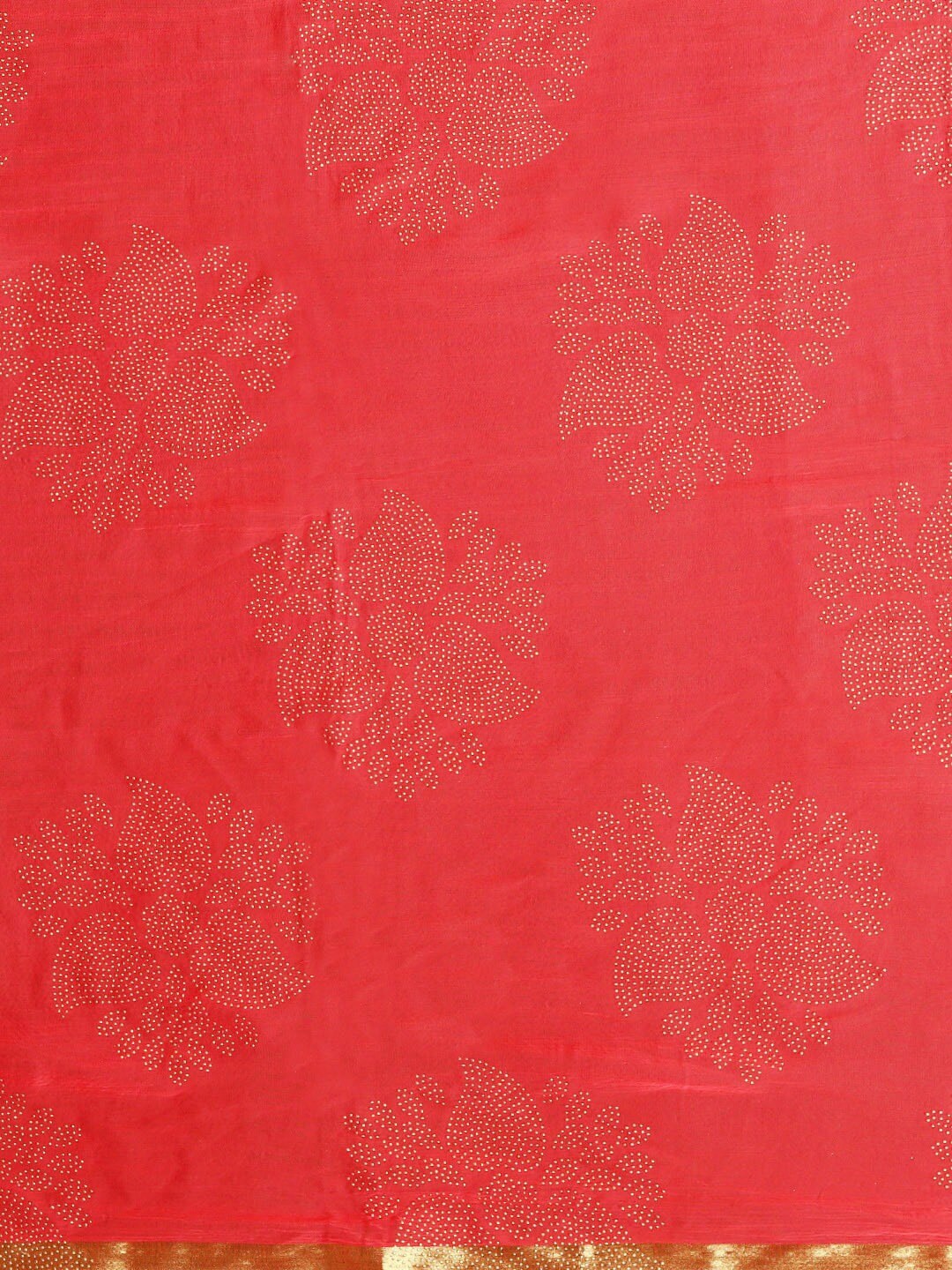Saree Mall Peach-Coloured & Gold-Toned Zari Sarees | Grocsy