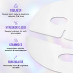 Nykaa Skin Real Collagen Mask – Hydrates, Brightens And Gives Dewy Skin Overnight - Formulated In Korea | Grocsy
