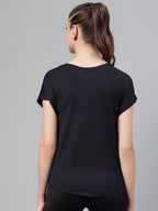 MKH Typography Printed Extended Sleeves Dri-FIT Relaxed Fit T-shirt | Grocsy