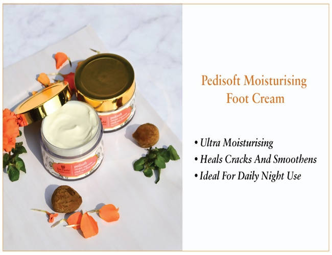 Just Herbs Pedisoft Calendula-Peppermint Crack Cure Foot Cream | Grocsy