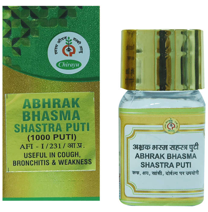 Chirayu Abhrak Bhasma Shastra 1000 Putti | Grocsy